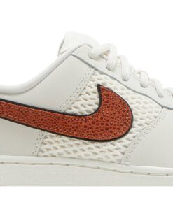 Alternative view of (Women) Nike Air Force 1 Basketball Leather DZ5228-100 Nicesnk
