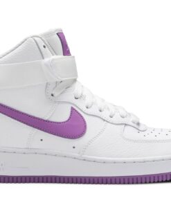 (Women) Nike Air Force 1 High White Dark Orchid 334031-112 Nicesnk