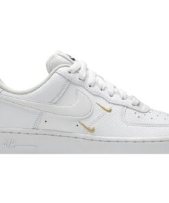 Alternative view of (Women) Nike Air Force 1 Low 07 Essential White Metallic Gold CT1989-100 Nicesnk