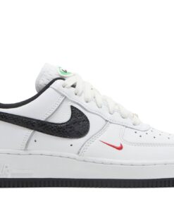 (Women) Nike Air Force 1 Low 07 Just Do ItSnakeskin White Black DV1492-101 Nicesnk