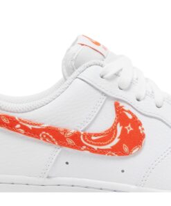 Alternative view of (Women) Nike Air Force 1 Low Orange Paisley DJ9942-102 Nicesnk