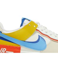 Alternative view of (Women) Nike Air Force 1 Low Shadow 'Sail Game Royal Rush Orange University Blue' CI0919-115
