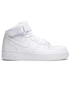 (Women) Nike Air Force 1 Mid 07 Leather 'Triple White' 366731-100
