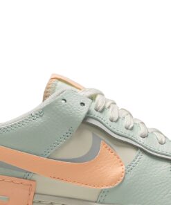 Alternative view of (Women) Nike Air Force 1 Shadow Barely Green Crimson Tint CU8591-104 Nicesnk