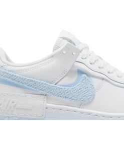 Alternative view of (Women) Nike Air Force 1 Shadow 'Chenille Swoosh - Blue Tint' FJ4567-100