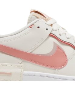 Alternative view of (Women) Nike Air Force 1 Shadow Phantom Pink Oxford DZ1847-001 Nicesnk