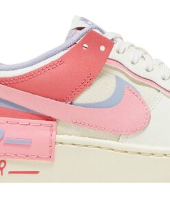 Alternative view of (Women) Nike Air Force 1 Shadow 'Sail Sea Coral' DV7449-101