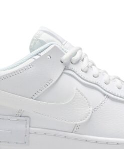 Alternative view of (Women) Nike Air Force 1 Shadow Triple White CI0919-100 Nicesnk