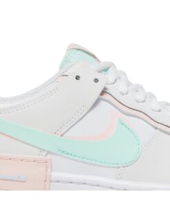 Alternative view of (Women) Nike Air Force 1 Shadow White Atmosphere Mint CI0919-117 Nicesnk