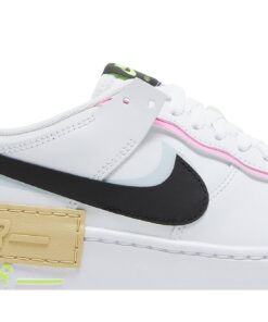 Alternative view of (Women) Nike Air Force 1 Shadow 'White Black Pastel' FJ0735-100