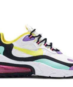 (Women) Nike Air Max 270 React Bright Violet AT6174-101 Nicesnk