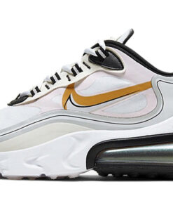 (Women) Nike Air Max 270 React White/Gold CK4126-001 Nicesnk