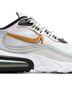 Alternative view of (Women) Nike Air Max 270 React White/Gold CK4126-001 Nicesnk
