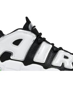 Alternative view of (Women) Nike Air More Uptempo Black Metallic Silver DN8008-001 Nicesnk