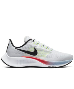 (Women) Nike Air Zoom Pegasus 37 Platinum Crimson Blue CZ9308-001 Nicesnk