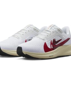 Alternative view of (Women) Nike Air Zoom Pegasus 40 Premium 'Quadruple Swoosh - White Team Red' FB7703-100