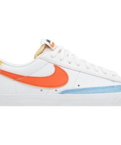 Alternative view of (Women) Nike Blazer Low '77 'White Orange' DC4769-105
