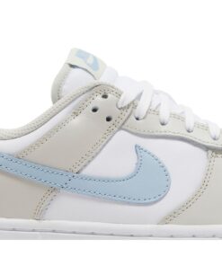 Alternative view of (Women) Nike Dunk Low Light Bone Armory Blue HF0023-100 Nicesnk