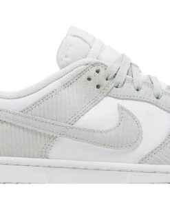 Alternative view of (Women) Nike Dunk Low Light Silver Corduroy FN7658-100 Nicesnk