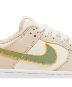 Alternative view of (Women) Nike Dunk Low Pale Ivory Oil Green FQ6869-131 Nicesnk