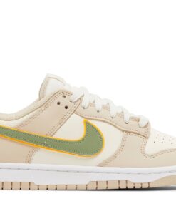(Women) Nike Dunk Low Pale Ivory Oil Green FQ6869-131 Nicesnk