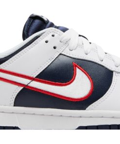 Alternative view of (Women) Nike Dunk Low Premium Houston Comets Four Peat DZ2780-100 Nicesnk