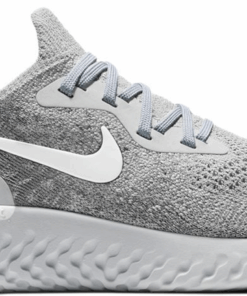 (Women) Nike Epic React Flyknit Wolf Grey AQ0070-002 Nicesnk