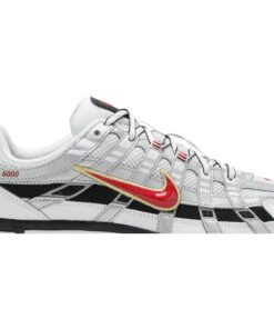 Alternative view of (Women) Nike P-6000 CNPT Metallic Silver Red BV1021-101 Nicesnk