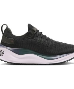 Alternative view of (Women) Nike React Infinity Run Flyknit 4 'Black Purple' DR2670-008