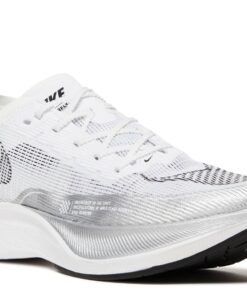 Alternative view of (Women) Nike ZoomX Vaporfly NEXT% 2 White Metallic Silver CU4123-100 Nicesnk