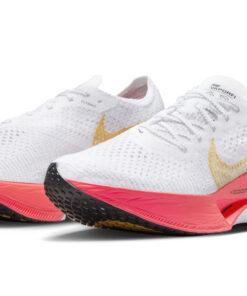 Alternative view of (Women) Nike ZoomX VaporFly Next% 3 White Sea Coral DV4130-101 Nicesnk