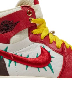 Alternative view of (Women) Teyana Taylor x Air Jordan 1 Zoom CMFT 2 A Rose From Harlem FJ0604-601 Nicesnk