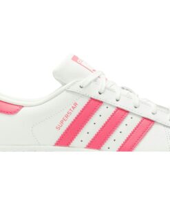 Alternative view of (Youth) adidas Superstar J 'White Real Pink' CG6608