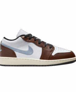(Youth) Air Jordan 1 Low SE 'Mocha Blue Grey' FQ8156-142