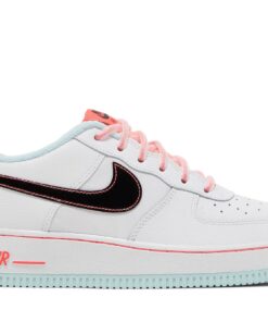 (Youth) Nike Air Force 1 07 LV8 GS White Atomic Pink DD7709-100 Nicesnk