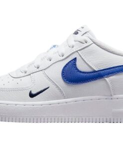 (Youth) Nike Air Force 1 Low White Royal Blue FN3875-100 Nicesnk
