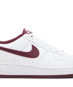 (Youth) Nike Air Force 1 White Team Red FV5948-105 Nicesnk