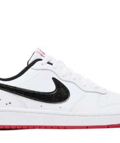 (Youth) Nike Court Borough Low 2 SE 'White Very Berry' DM0110-100