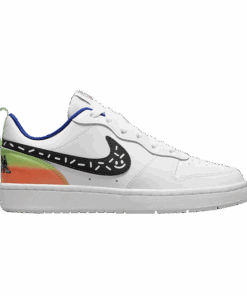 (Youth) Nike Court Borough Low 2 White Black Photon Dust DV1367-101 Nicesnk