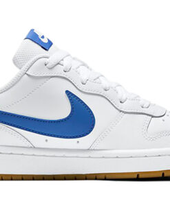Alternative view of (Youth) Nike Court Borough Low 2 White Blue Red BQ5448-109 Nicesnk