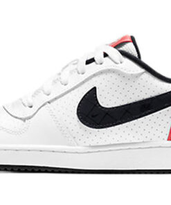 (Youth) Nike Court Borough Low 'Black White Red' DD8495-106