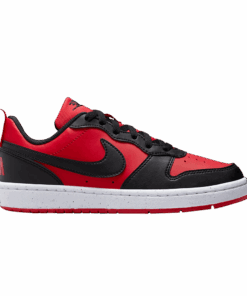 (Youth) Nike Court Borough Low Recraft Black University Red DV5456-600 Nicesnk