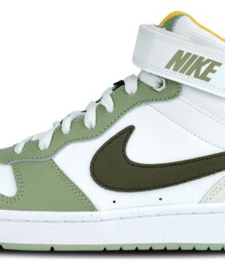 (Youth) Nike Court Borough Mid 2 Shoes 'Off White Green' FV3649-171