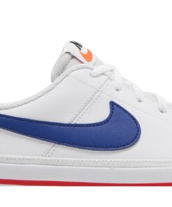 Alternative view of (Youth) Nike Court Legacy White Deep Royal Blue Red DA5380-107 Nicesnk