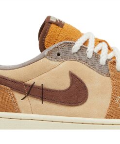 Alternative view of Zion Williamson x Air Jordan 1 Retro Low OG Voodoo DZ7292-200 Nicesnk